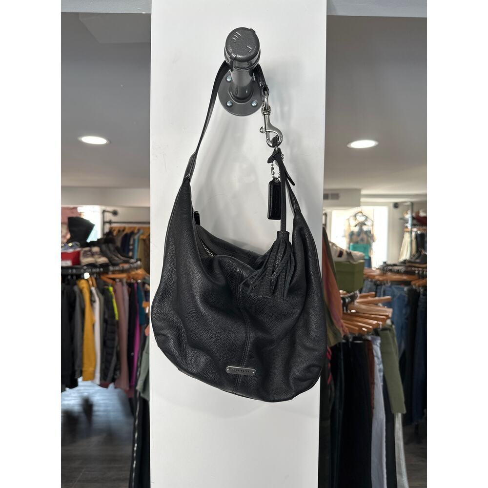 Coach Pebbled Leather Hobo Avery Shoulder Bag